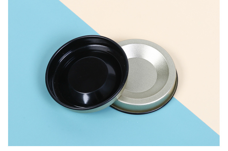 厂家马口铁盖圆形金属罐头纸罐瓶盖密封盖子冲压铁盖可定制罐头盖