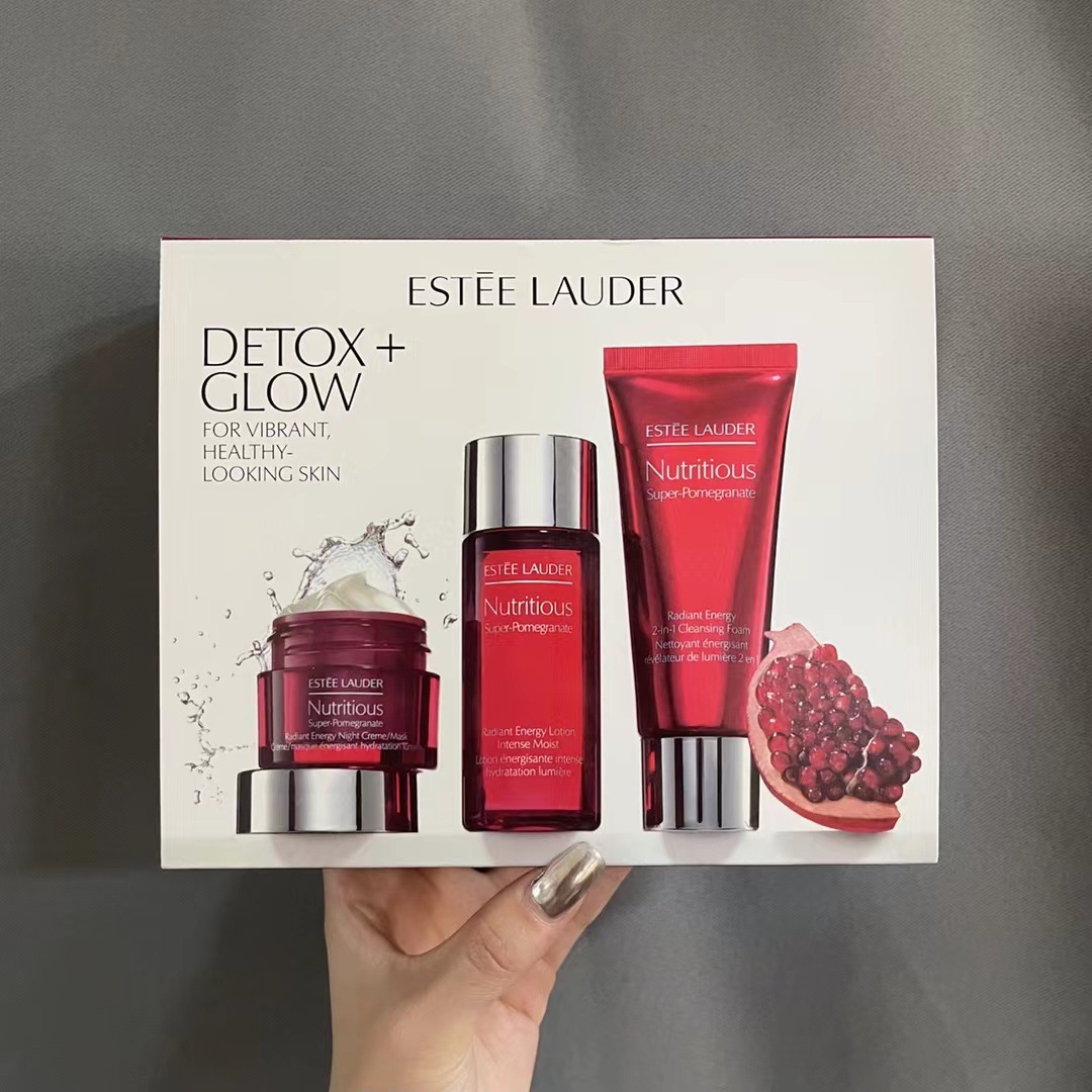 雅诗兰黛红石榴中样旅行护肤三件套礼盒装-阿里巴巴