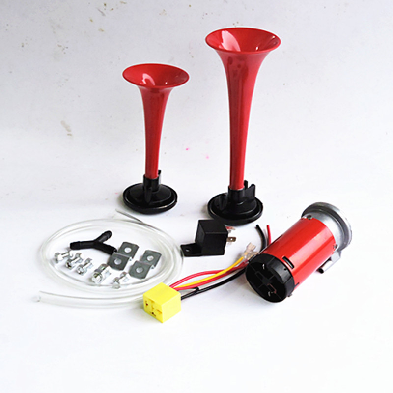 高音发令气喇叭摩托车货车五狮牌12v改装配件汽响踏板车汽喇叭热
