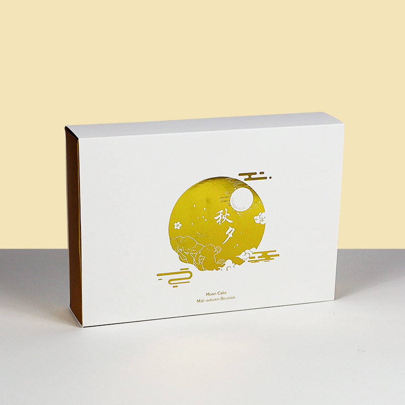 现货中秋小月饼盒 蛋黄酥包装盒冰皮月饼盒手提礼盒6粒装烘焙包装