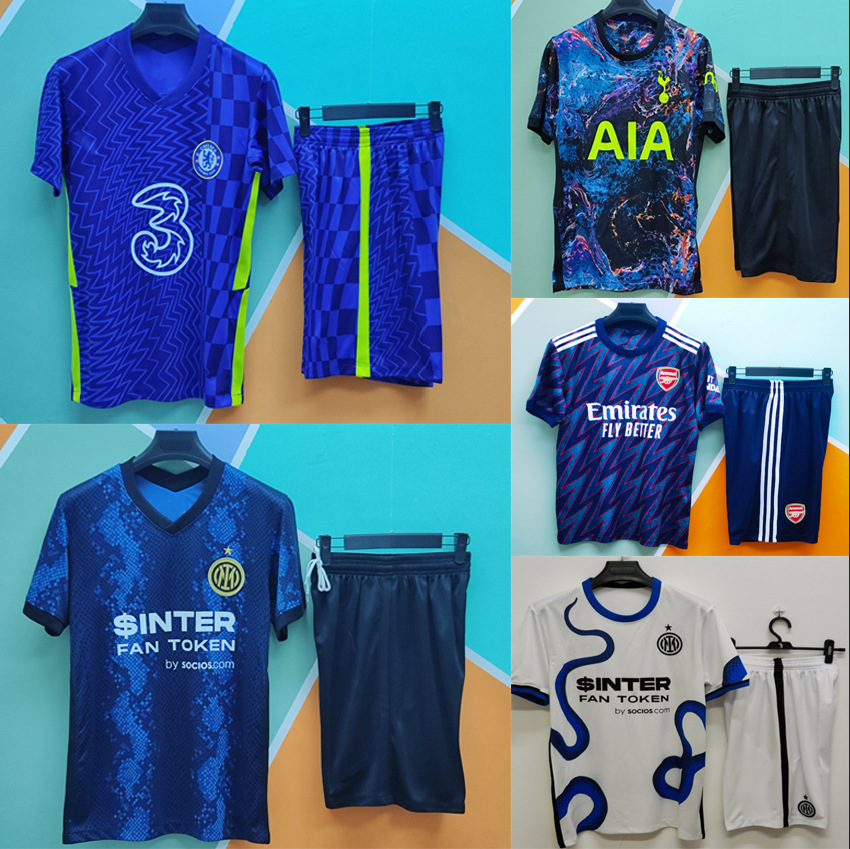 巴黎2122赛季俱乐部成人足球服热刺切尔西多特阿森纳球衣承接代发