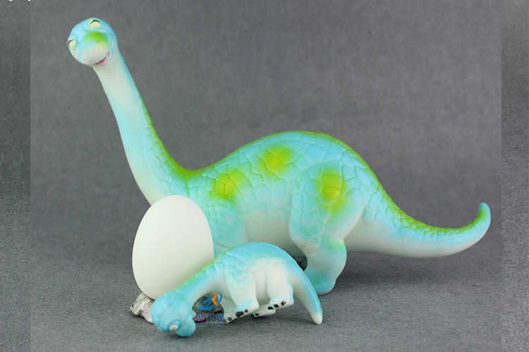 外贸新款仿真 恐龙模型软胶亲子母恐龙玩具恐龙蛋 霸王龙益智玩具