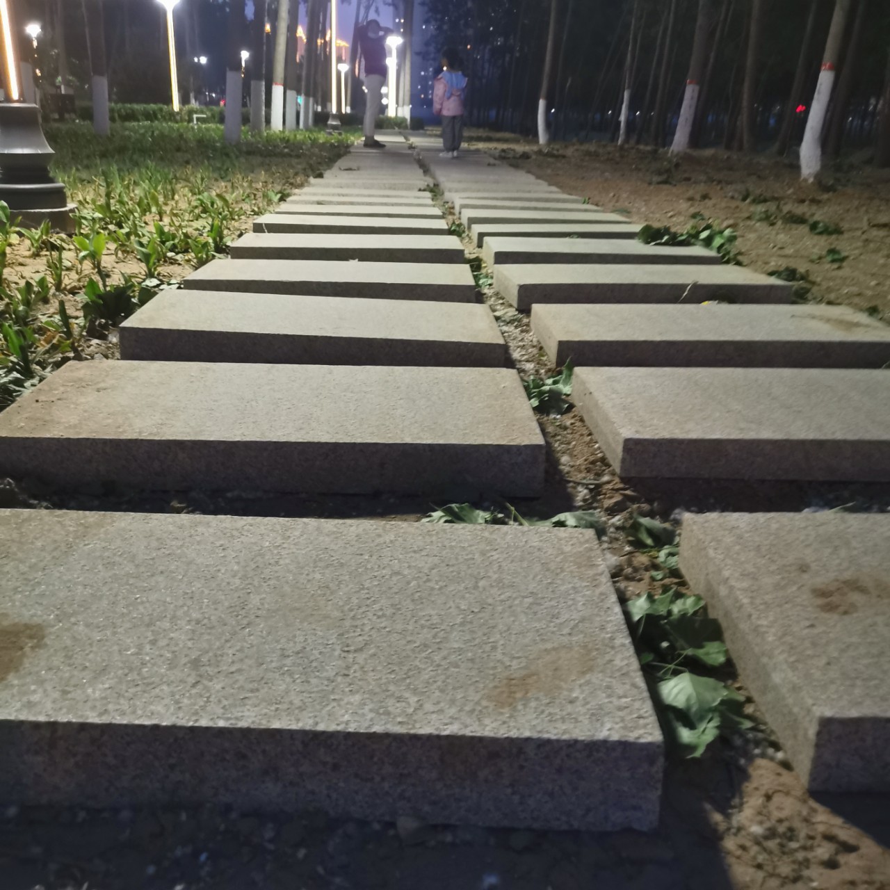 厂家供应芝麻灰踏步石 黄锈石石板 芝麻白花岗岩汀步石石片