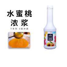 太湖美林水蜜桃果味汁非浓缩果浆奶茶店专用西瓜浓浆多肉葡萄果酱