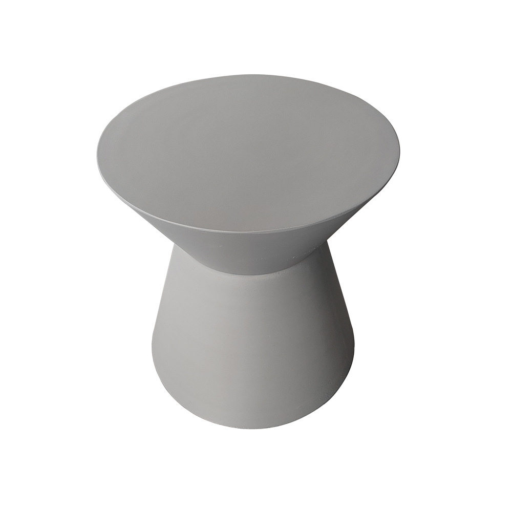 北欧创意水泥茶几边几桌客厅花园沙发阳台小圆桌镁泥混凝土咖啡桌