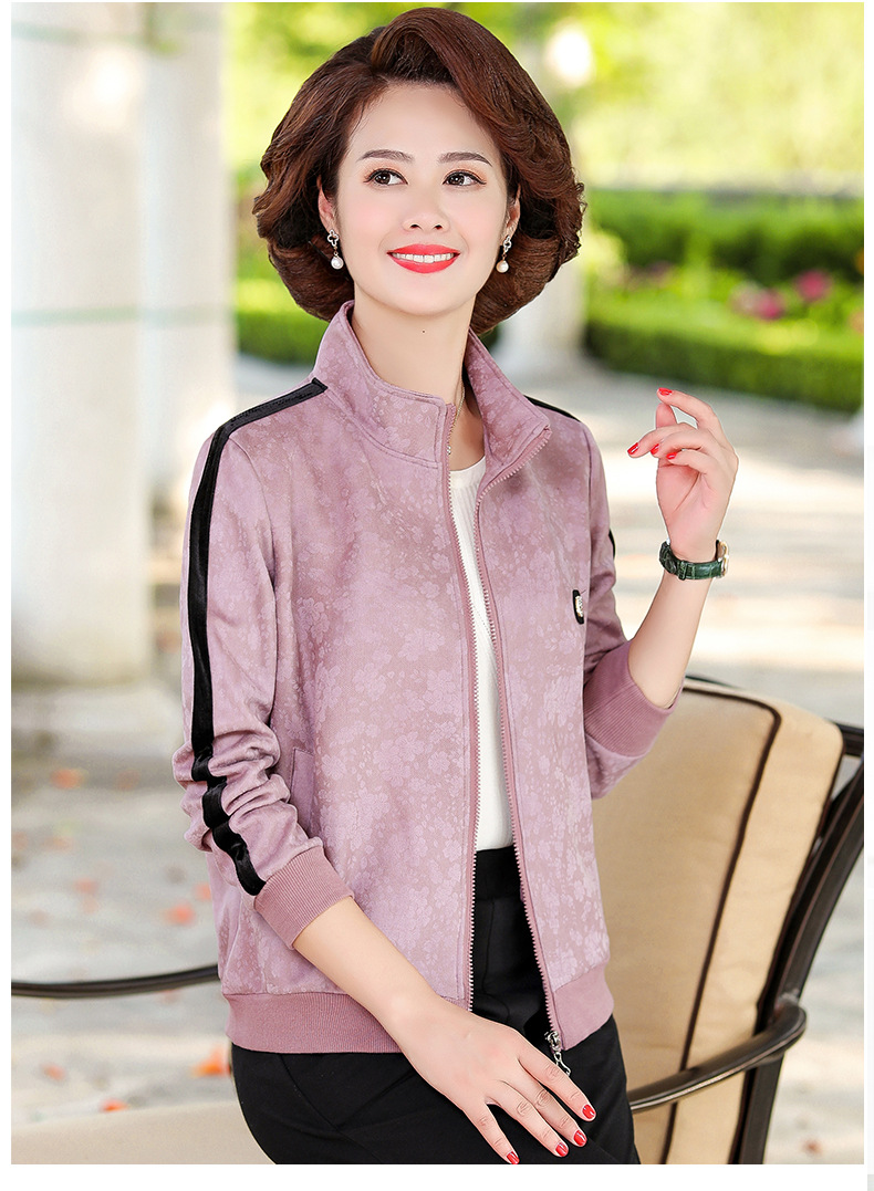 【祥】休闲运动套装女2021春季新款40-50岁中老年妈妈春秋两件套