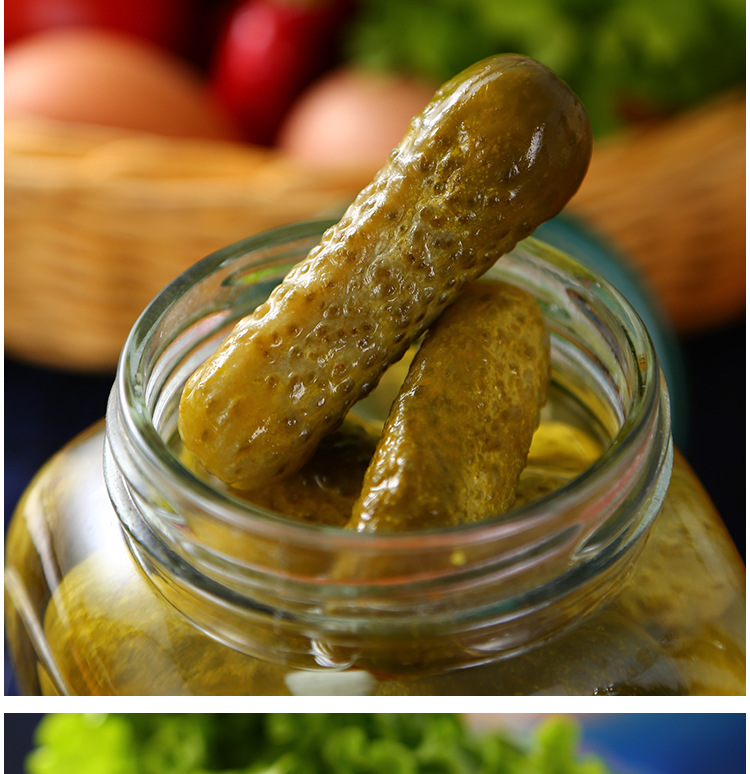 越南进口俄罗斯风味酸黄瓜 乳黄瓜脆爽开胃下酒菜480克俄式风味