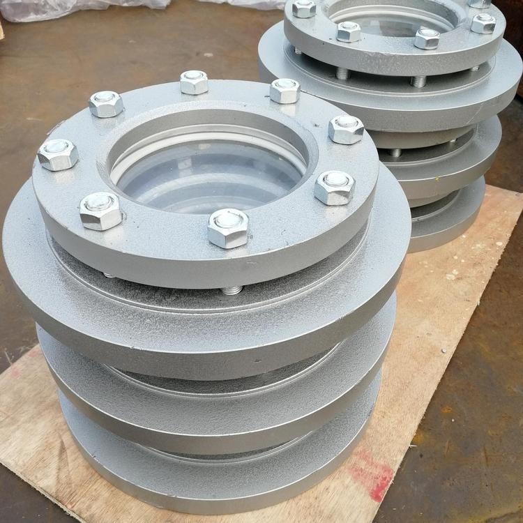 夹套保温视镜 管道视镜视盅 碳钢法兰设备视镜 带颈设备视镜