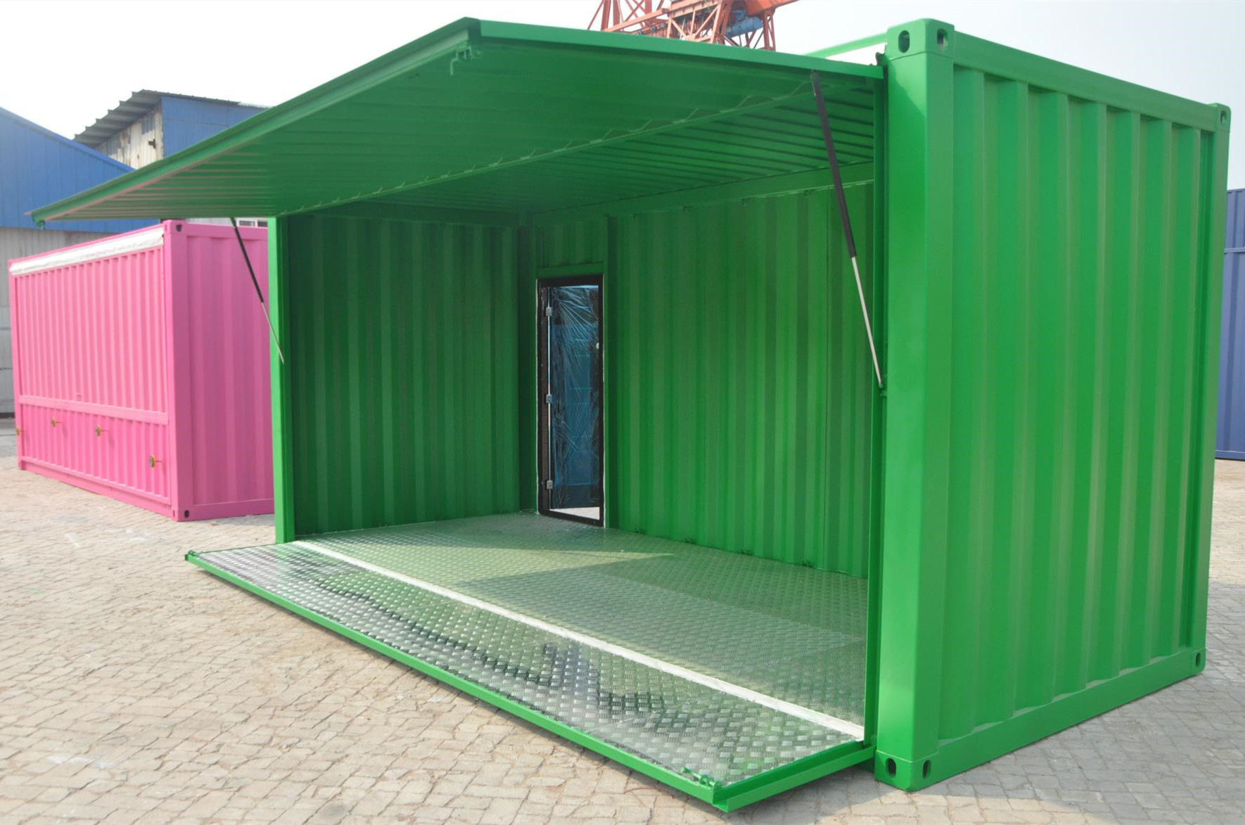 定制集装箱单双飞翼标准车厢 固定式货运运输集装箱厂家来图加工