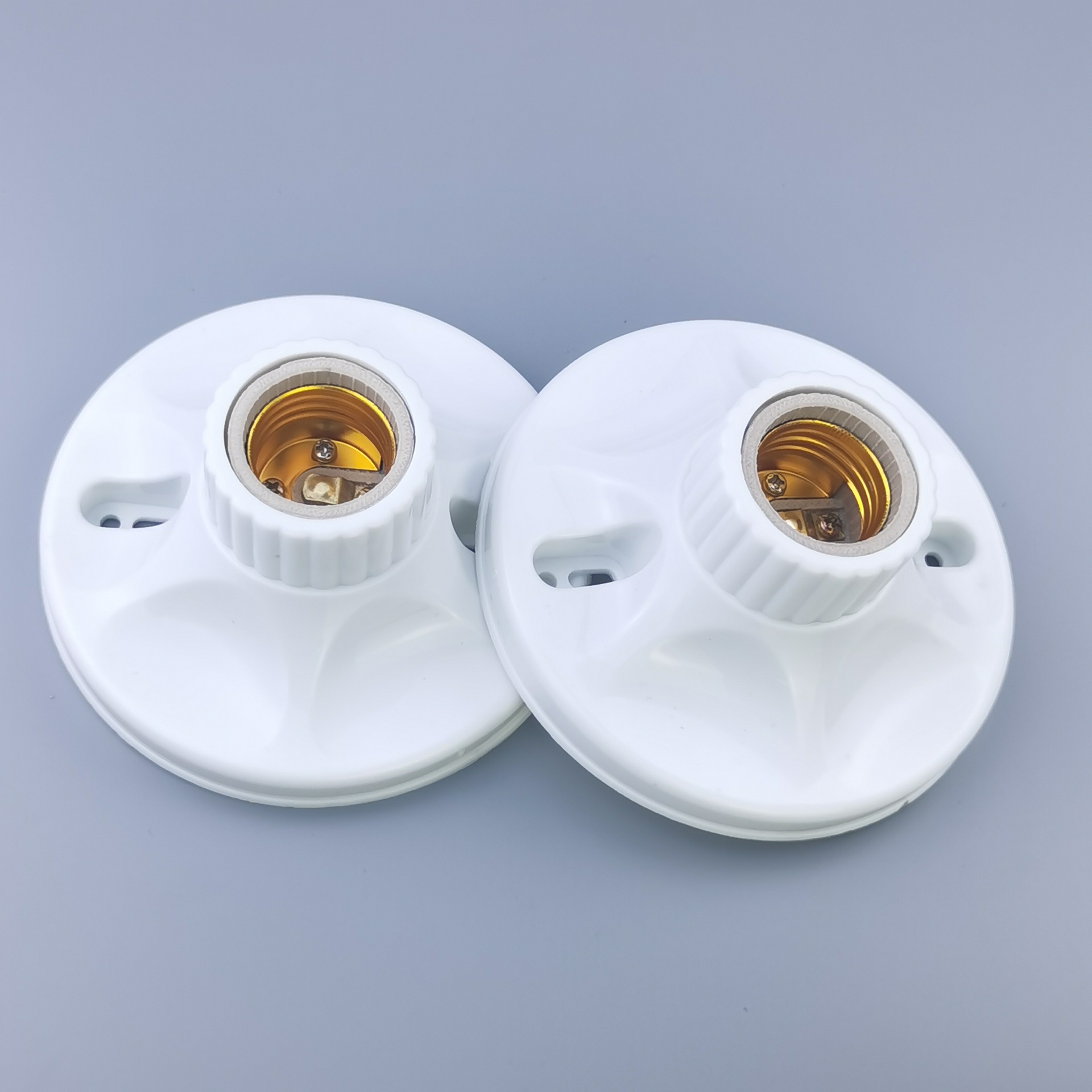 e27螺口灯座 大螺口国际通用螺旋灯头座触点防短路阻燃陶瓷芯安全