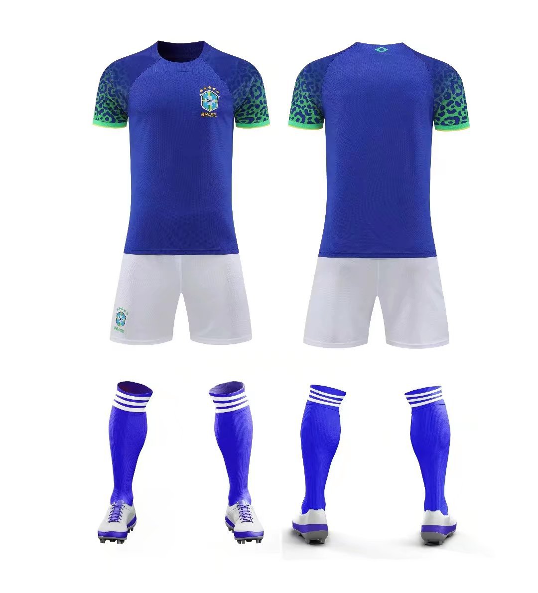 22-23巴西客场国家队足球服套装男队服球衣成人童装14码-2xl-阿里巴巴