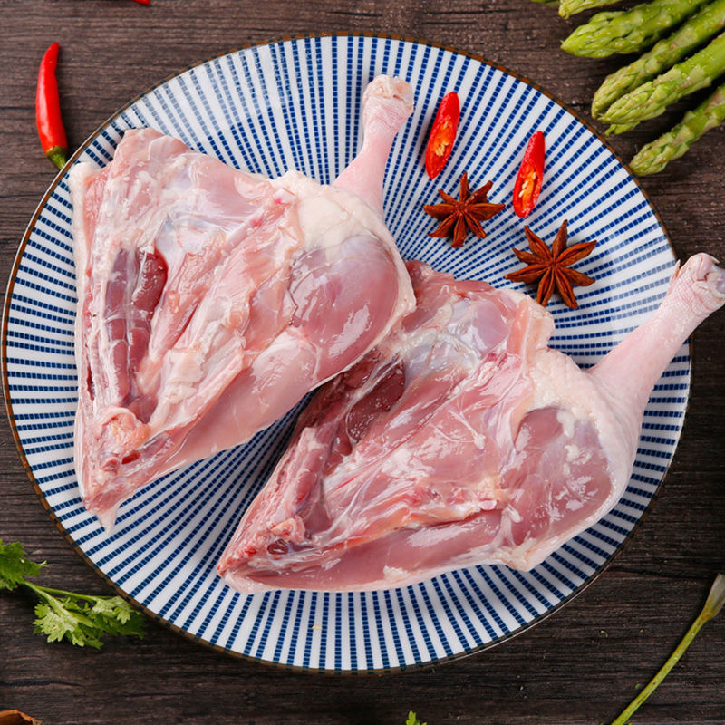 鸭边腿1kg鸭边腿2斤鸭腿肉带边骨鸭腿新鲜冷冻鸭边腿批发包邮代发