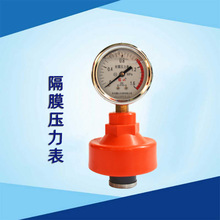 PVC隔膜压力表 不锈钢压力隔膜表 各种材质耐震 PVC压力表