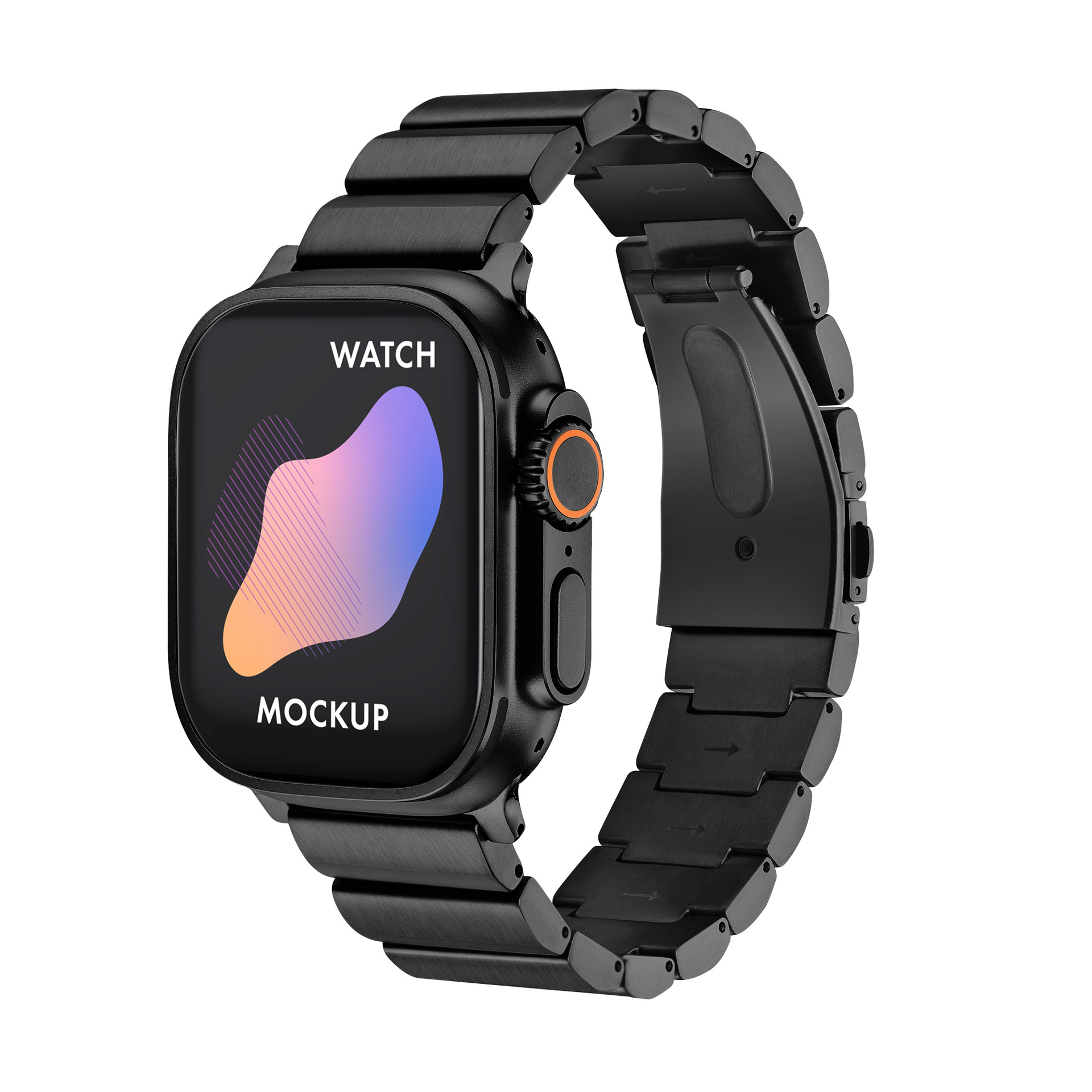 适用苹果apple watch ultra钛表带 iwatch8/7/6/5/智能手表钛金属