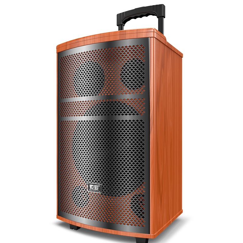 索爱t17广场舞音响k歌直播演出专业蓝牙大功率移动拉杆户外音箱