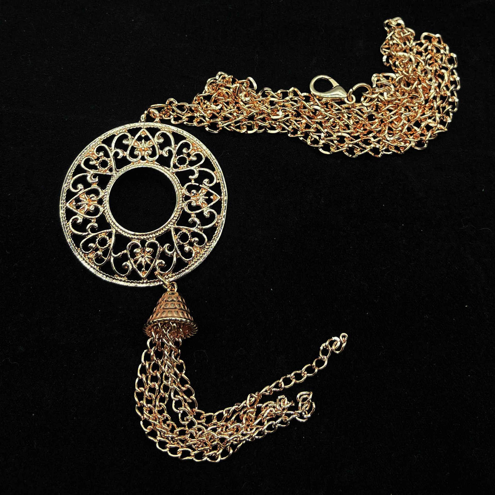 简约服装装饰项链  diy长款链条毛衣链  hot欧美简约大气衣服链子