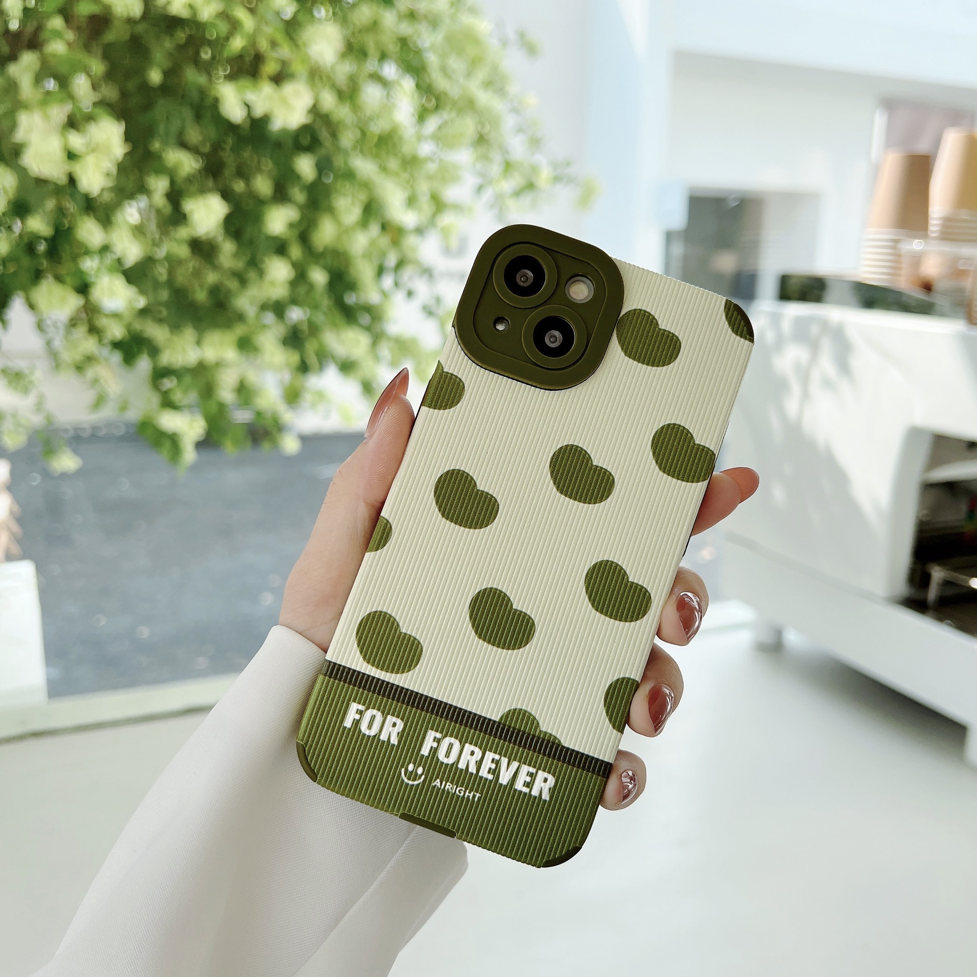 适用贴皮手机壳三星a52保护套梅花手机套a13 4g黑白格红米note11s