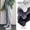 Supersoft Plush Sports pants Autumn and winter Exorcism Casual pants Easy Straight thickening trousers