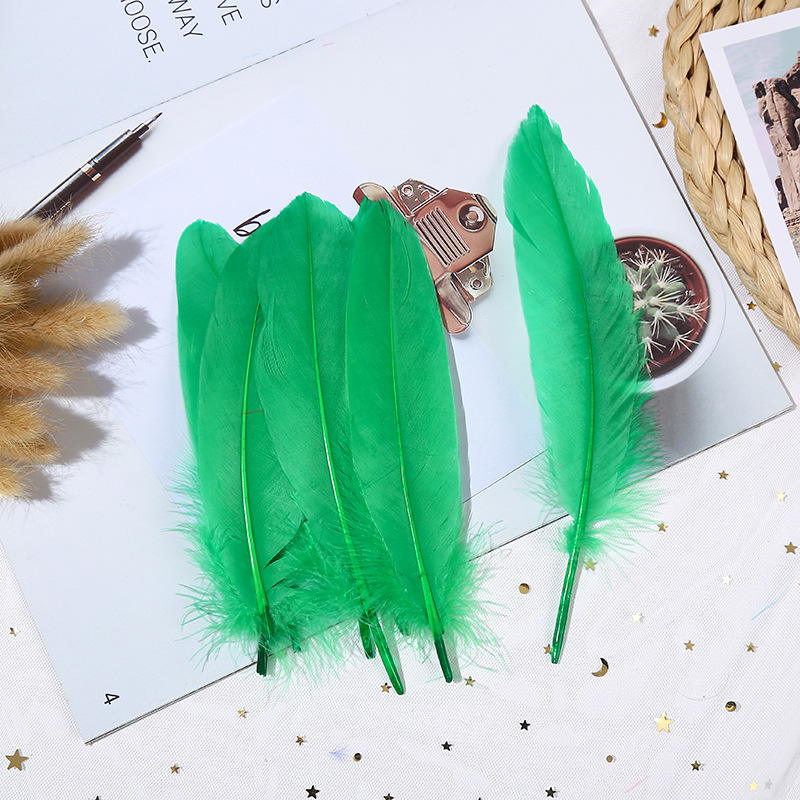 Factory Direct High Quality Swan Hair Diy Color Hard Floating Feather Stage Clothing Decoration Accessories Feather Wholesale