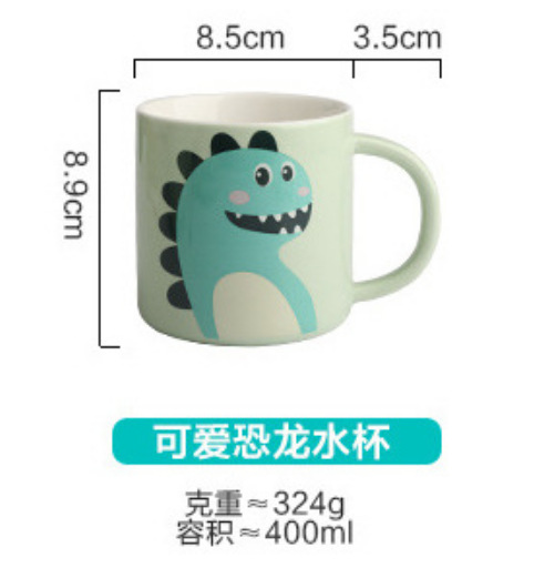 Creative 3D Office Cup Cute Water Glass Three-Dimensional Animal Cup Hand Painted Mug Personality Coffee Ceramic Cup