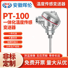 高温热电偶pt100温度传感器K型铠装铂热电阻探头一体化可加工定制