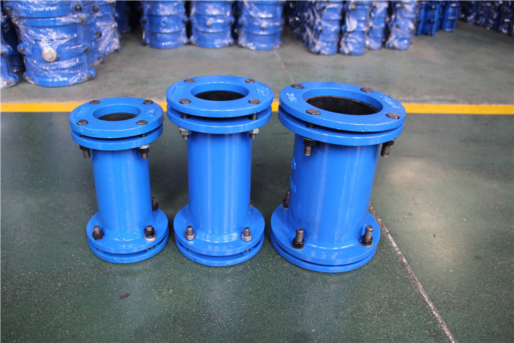 双压兰接管器 变径铸管柔性双向接头双压兰接管器