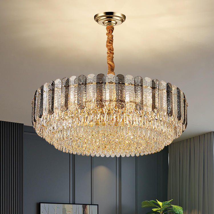 跨境轻奢吊灯水晶灯后现代简约客厅主灯创意北欧卧室灯饰餐厅灯具