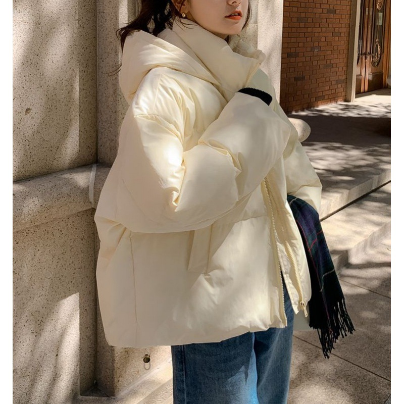 2023 New Padded Coat Short Korean Style Cotton Clothing Cotton Coat Women's Loose Autumn Winter Coat Cotton-Padded Jacket