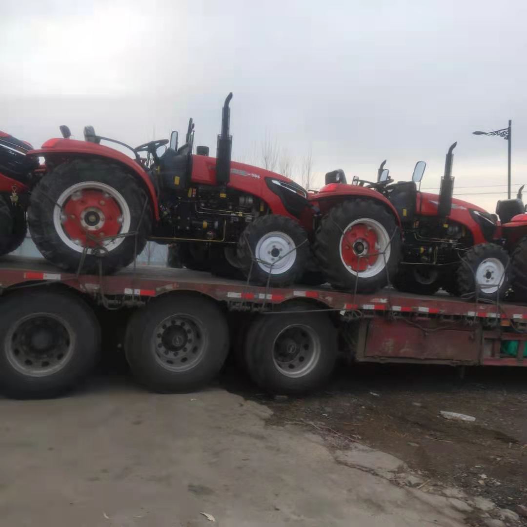 中拖力王504四驱高配拖拉机 前后配重莱动机型力王拖拉机参数