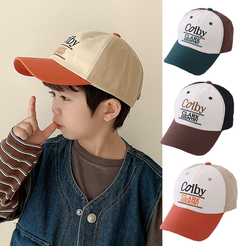 儿童帽子男孩秋款棒球帽男童潮韩版宝宝鸭舌帽春秋季2024新款洋气