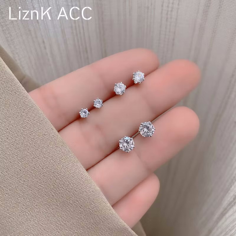 925 Silver Needle Pearl Zircon Earrings Female High Sense Niche Temperament Cold Wind Mori Style Eardrops Earrings