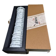 云南普洱茶  熟茶  礼品盒装  勐海味  200克/盒  25饼  8克/饼