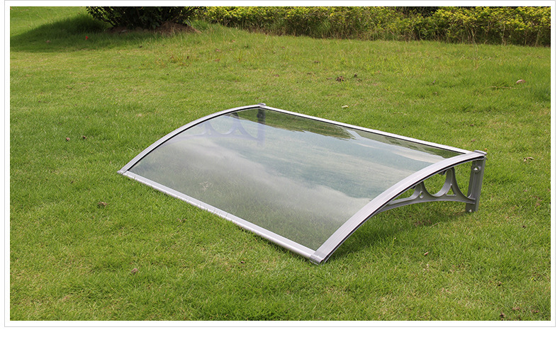 沛阳雨棚铝合金防雨棚工程遮阳篷户外雨搭窗户阳光雨档工厂家批c6