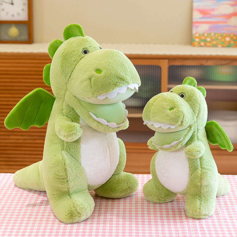 Cross-Border Dinosaur Doll Plush Toys Children Baby Placate Doll Wholesale Prize Claw Doll Birthday Gift for Girls