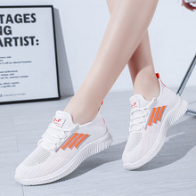 跨境女鞋韩版小白鞋春季新款运动鞋女网面休闲跑步鞋子一件代发