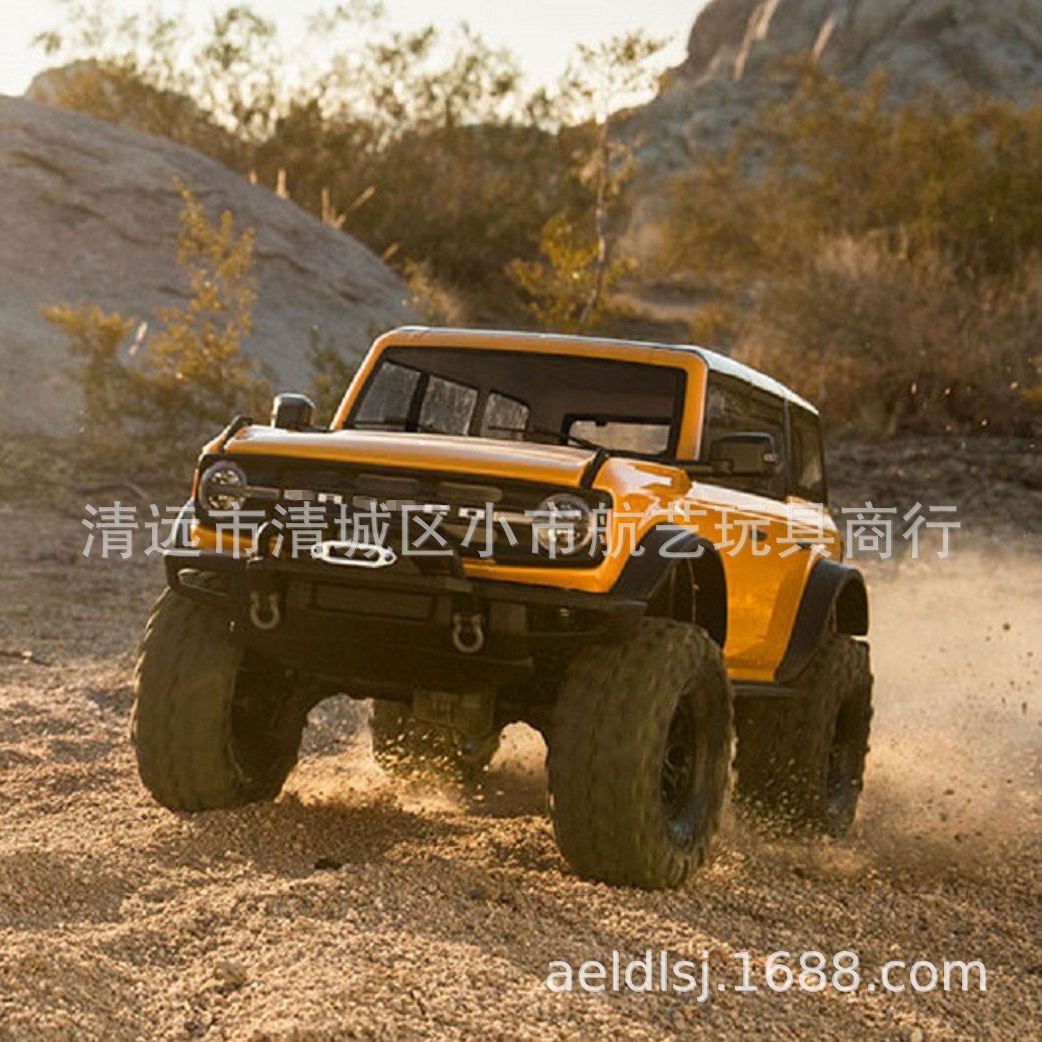 1/10遥控攀爬车bronco烈马遥控模型车rc四驱越野车快慢档切换带灯