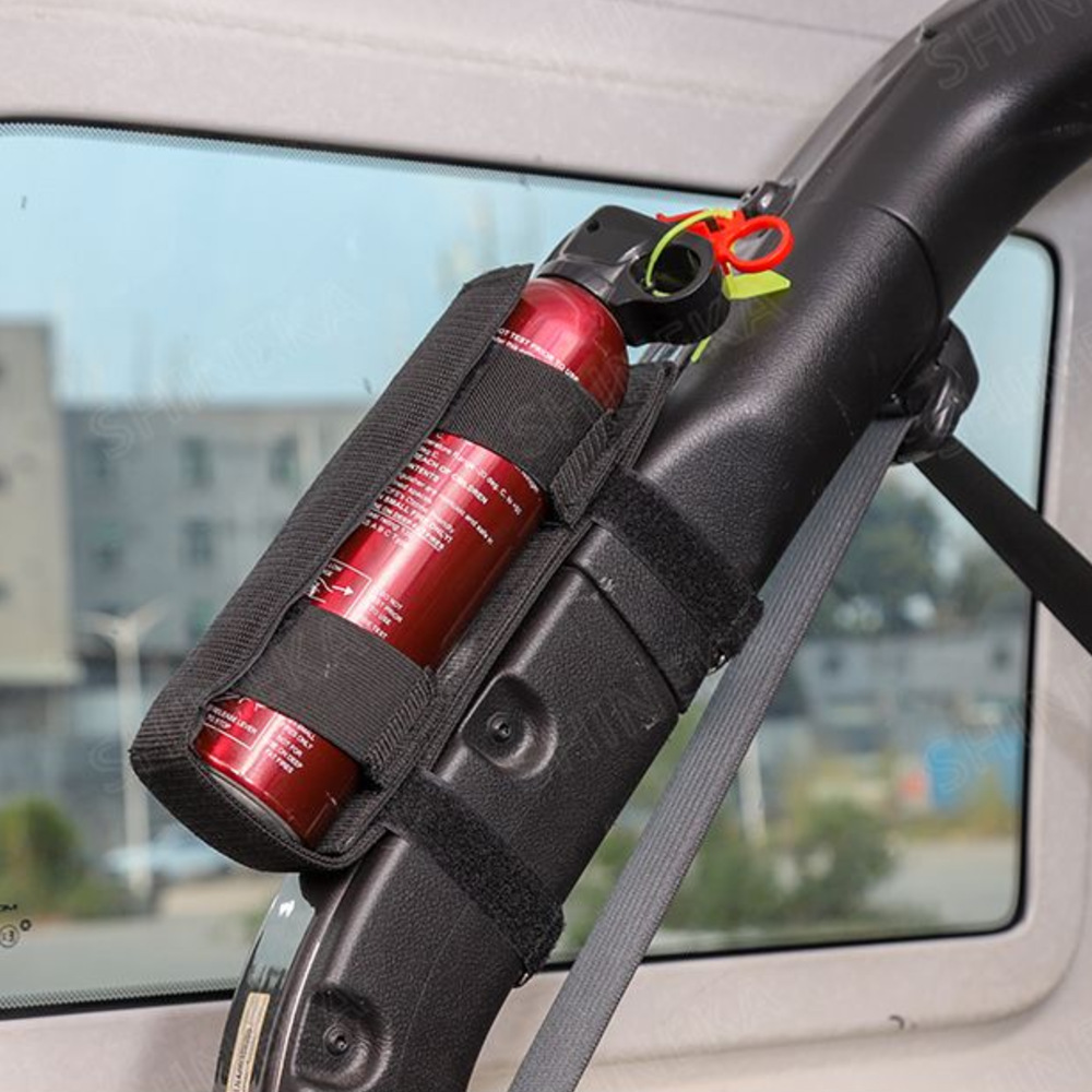 厂家直销新款jeep牧马人车用灭火器固定带小型灭火器固定带绑带