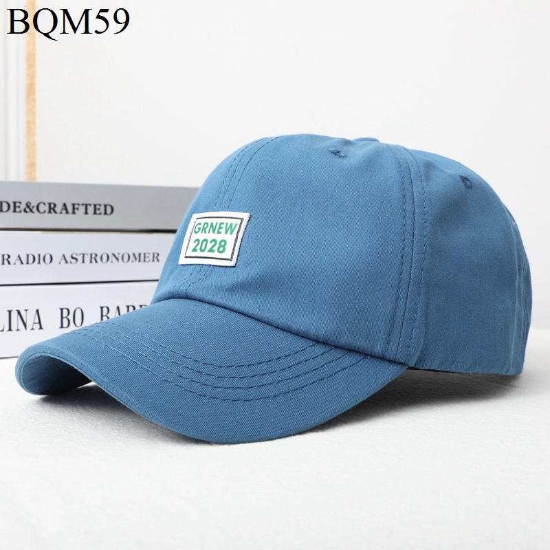 New Letters Baseball Hat Men and Women All-Matching Student Sports Breathable Sweat Absorbing Peaked Cap Solid Color Outdoor Sun Hat