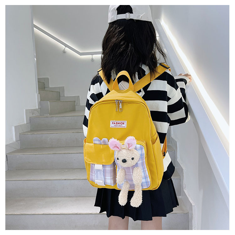 Children's Bag 2022 New Backpack Cute Rabbit Bear Backpack Fashion Toddler 3 Years Old 7 Baby Schoolbag