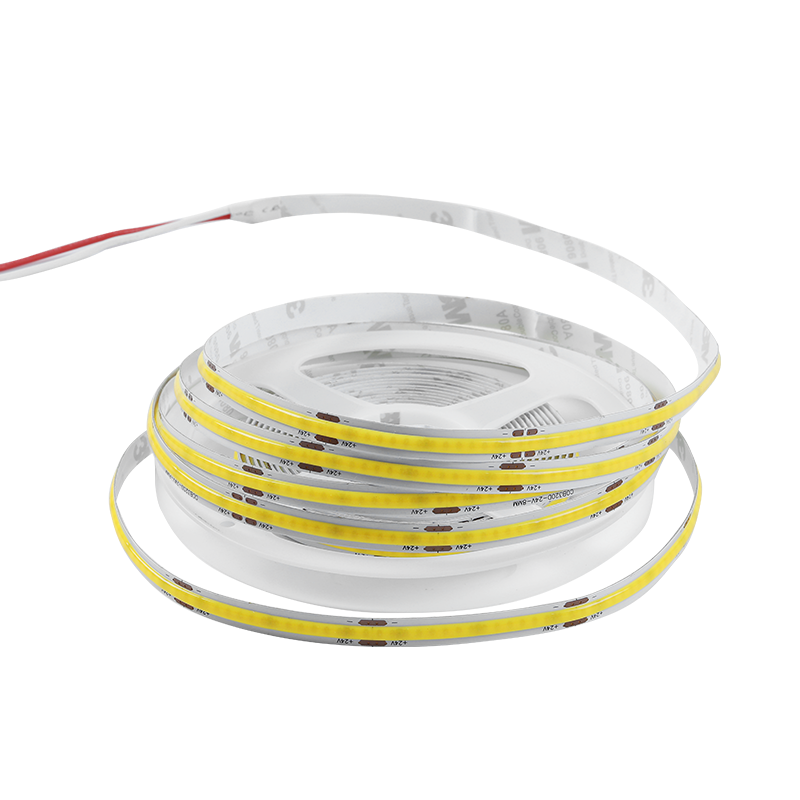 cob灯带自粘12v24v低压led柔性软灯条家装吊顶橱柜商场超亮线形灯
