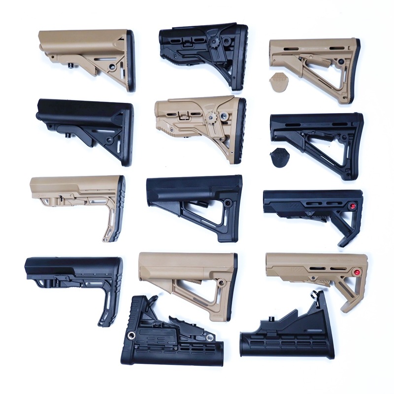 ctr mod海军后托锦明8代m4陆军尼龙战术托mft玩具str后拖模型配件