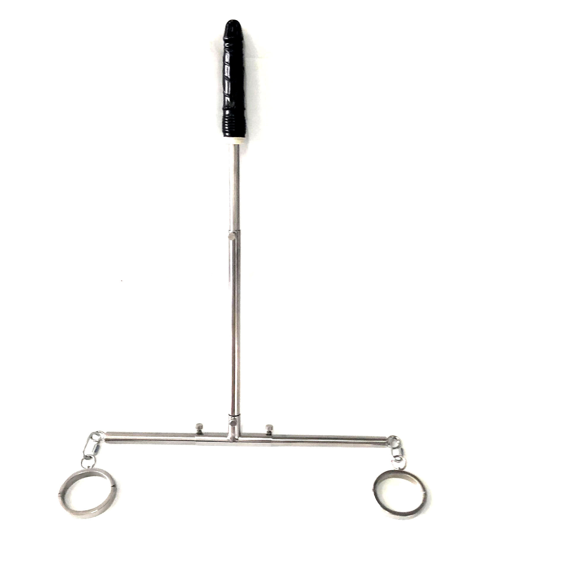 黑帝成人情趣用张腿开叉器精钢铐弹簧开插器驷马器站架束缚器