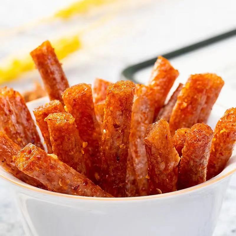 素火爆鸡筋辣条辣棒面筋后校园怀旧儿时网红麻辣零食小吃特产