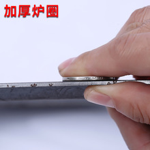 加厚钢板火炉盖子农村家用煤炭煤球加热炉子取暖炉大小盖子封火盖