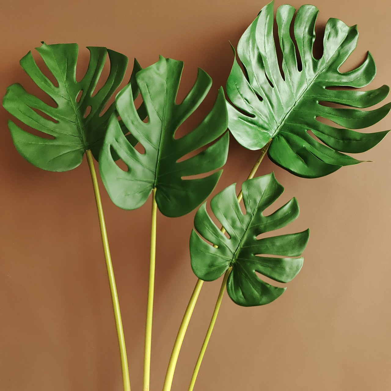 龟背叶仿真植物装饰酒店咖啡厅客厅装饰北欧ins森系摄影道具绿植