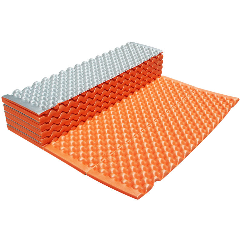 户外防潮垫单人睡垫铝膜12折xpe折叠蛋槽防潮垫eva泡沫垫蜂窝垫