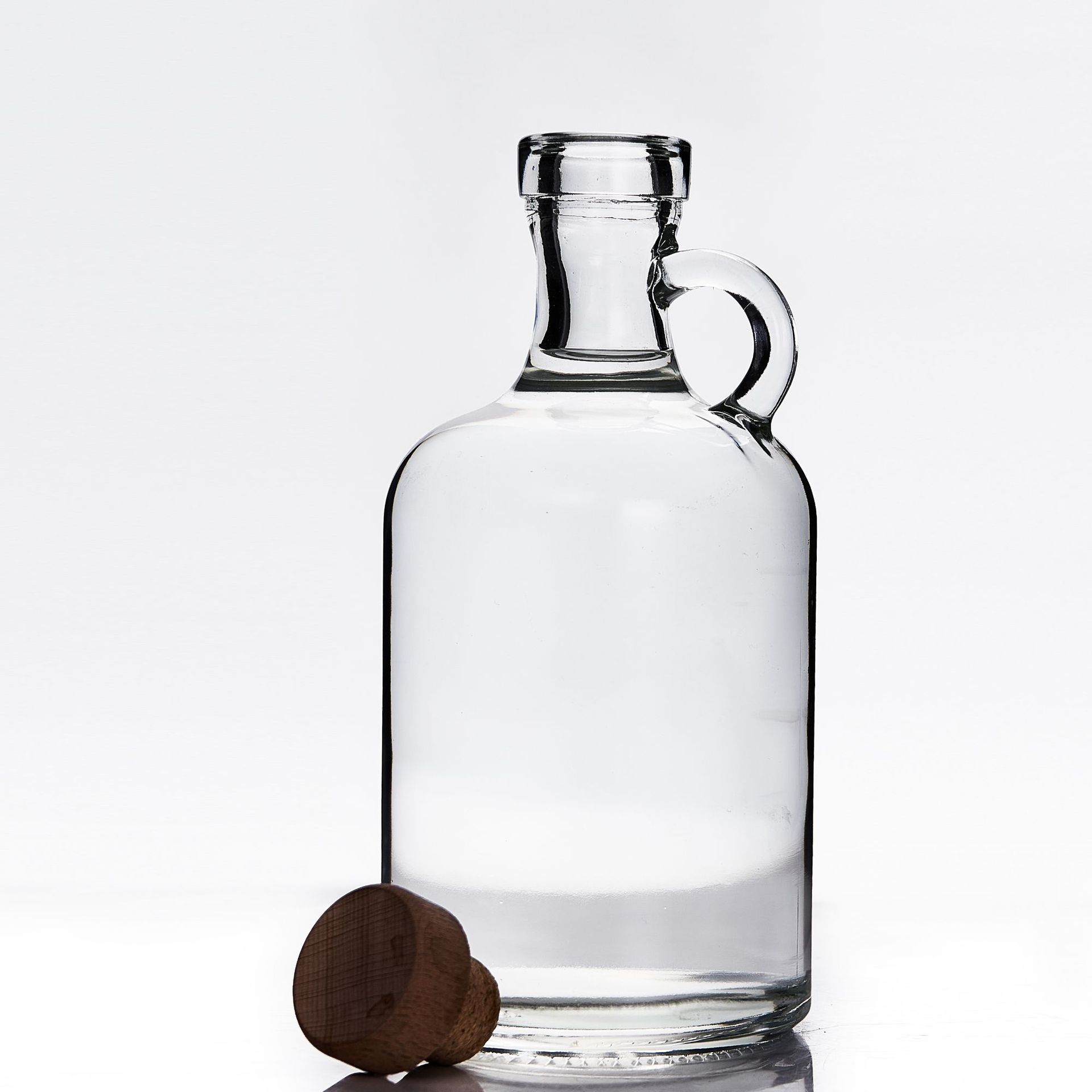 1000ml水壶柄玻璃酒瓶大容量玻璃空酒瓶家用灌装自酿酒瓶直供