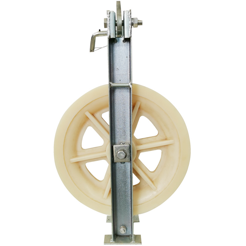 批发零售电缆挂钩式放线滑轮大直径尼龙轮铝轮加工定制