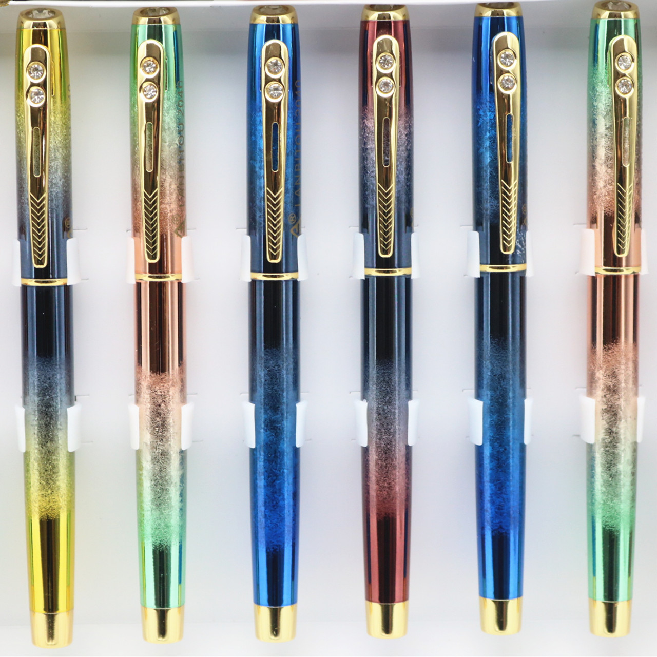 批发烂笔头2040型梦幻彩大尖硬笔书法钢笔抽墨两用钢笔用34口径