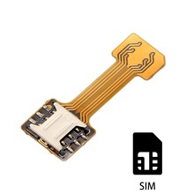 Hybrid Double Dual SIM Card Micro SD Adapter for Android Ext